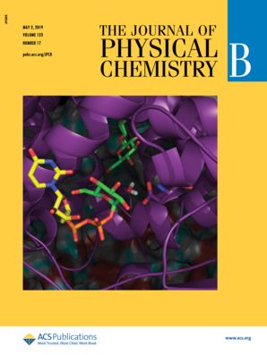 Journal of Physical Chemistry B cover May 2 issue